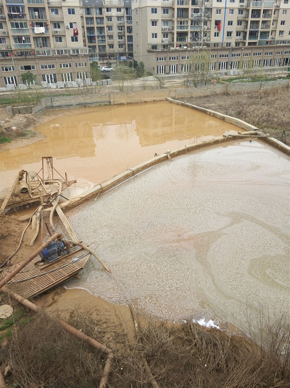 三都镇沉淀池淤泥清理-厂区废水池淤泥清淤