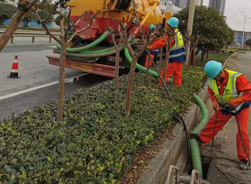 三都镇市政管道清淤